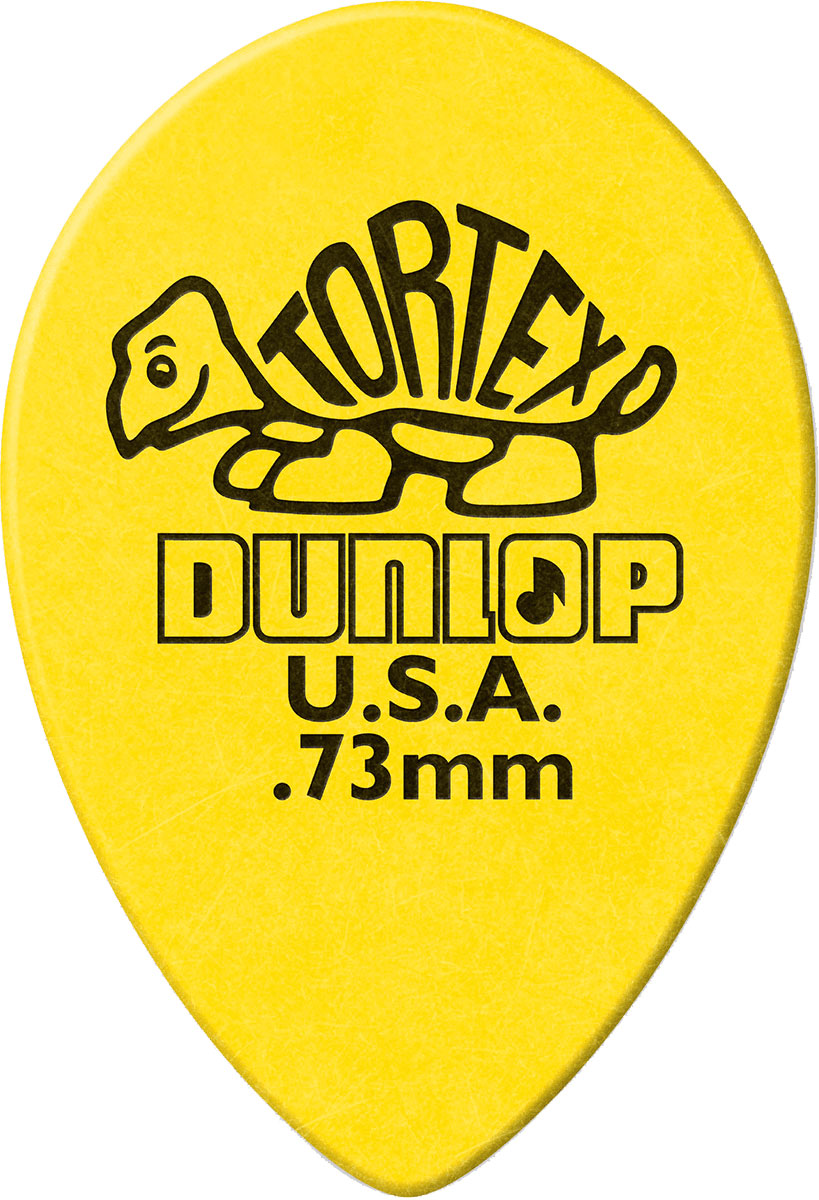 JIM DUNLOP TORTEX SMALL TEAR DROP PICK 0,73MM BAG OF 36