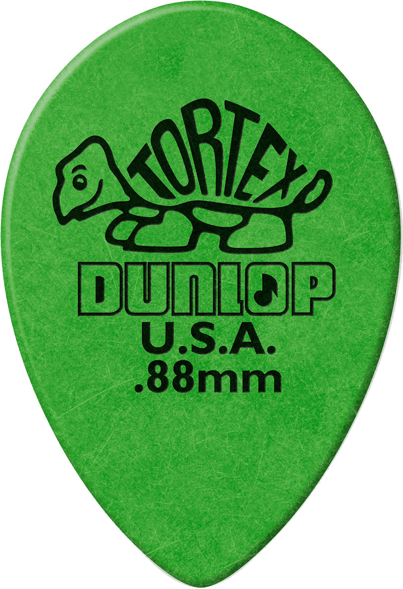 JIM DUNLOP TORTEX PICK SMALL TEAR DROP 0,88MM BAG OF 36