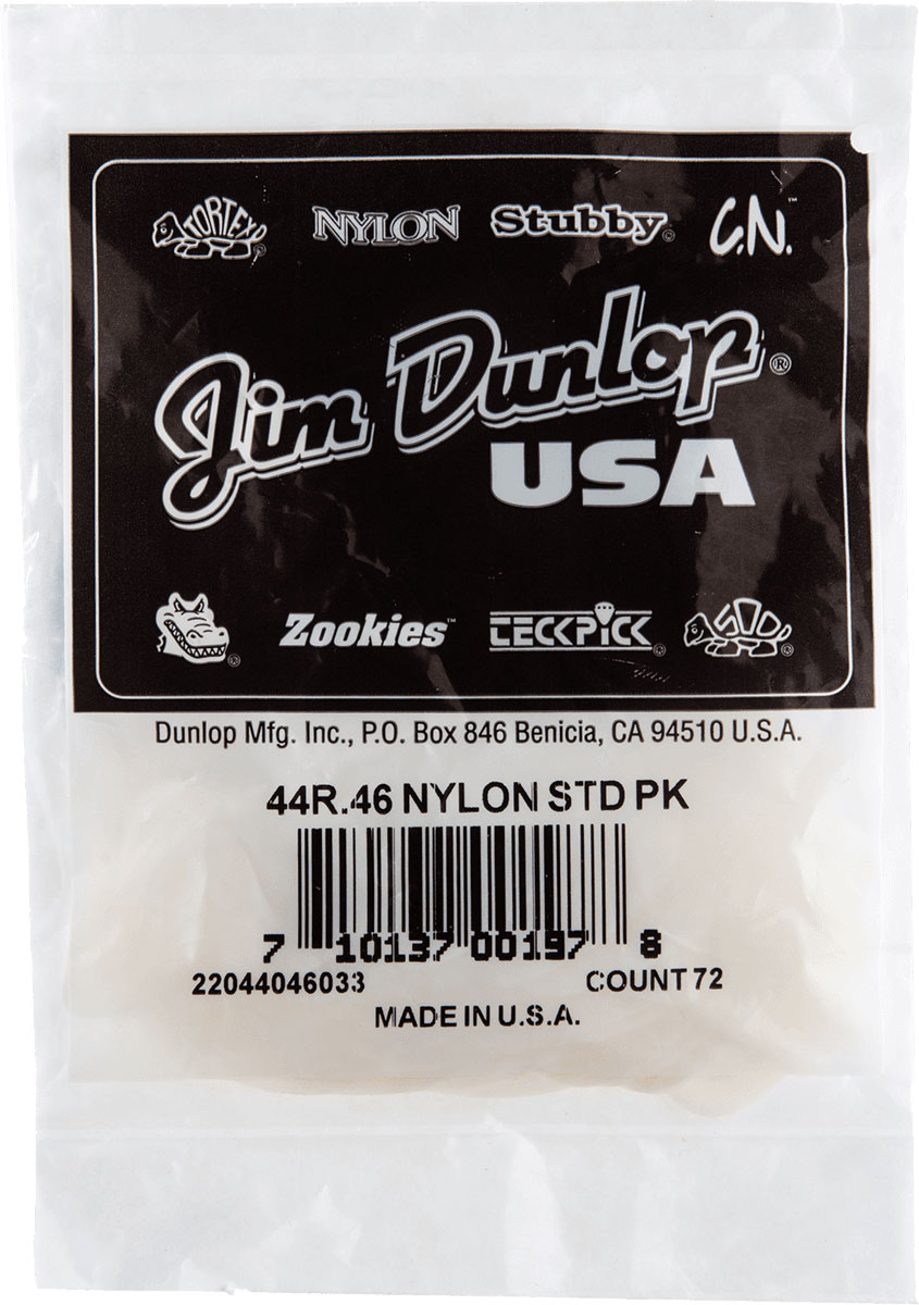 JIM DUNLOP MEDIATOR NYLON STANDARD 0.46 MM