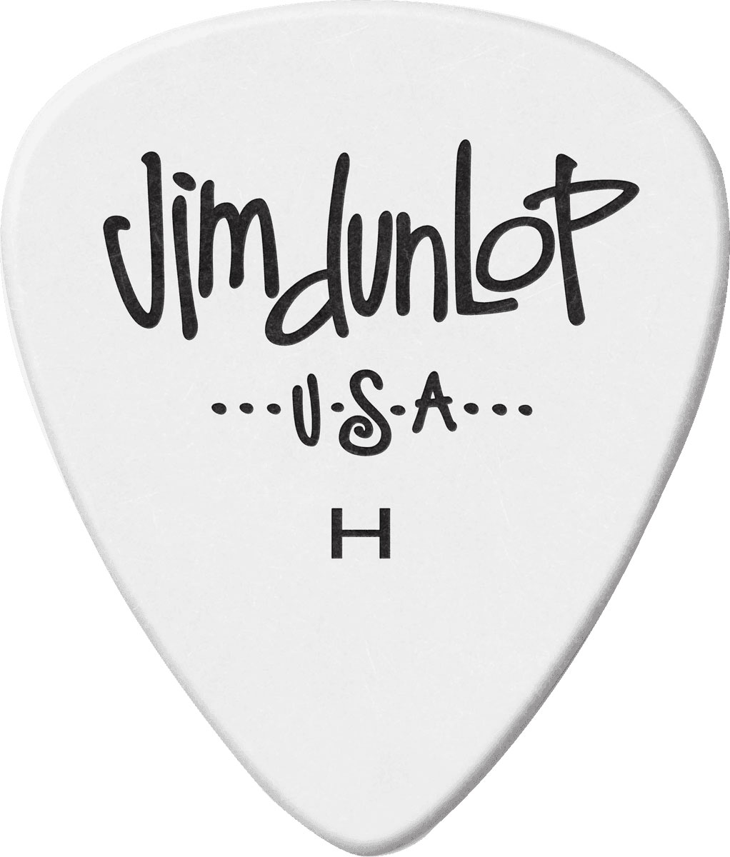 JIM DUNLOP Polys White Heavy