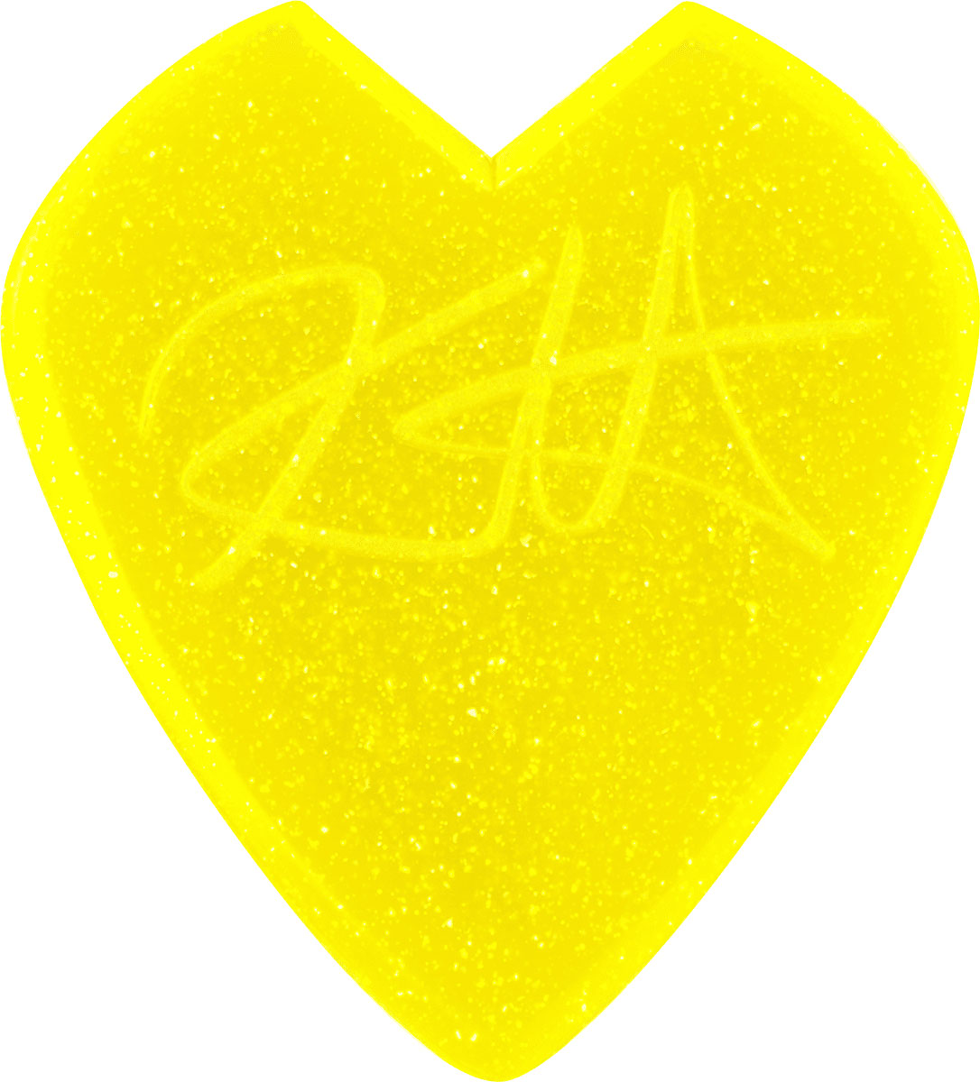 JIM DUNLOP KIRK HAMMETT JAZZ III YELLOW GLITTER, SACHET DE 24