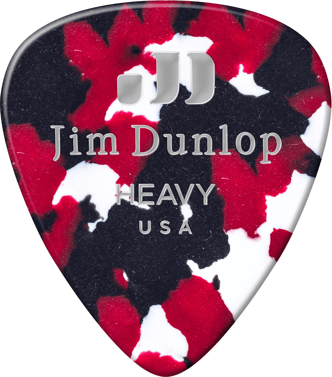 JIM DUNLOP Celluloid, par 12, Confetti, Heavy