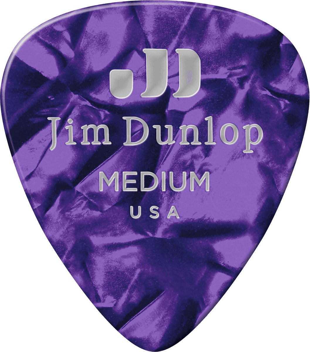 JIM DUNLOP Celluloid, Par 12, Purple, Medium