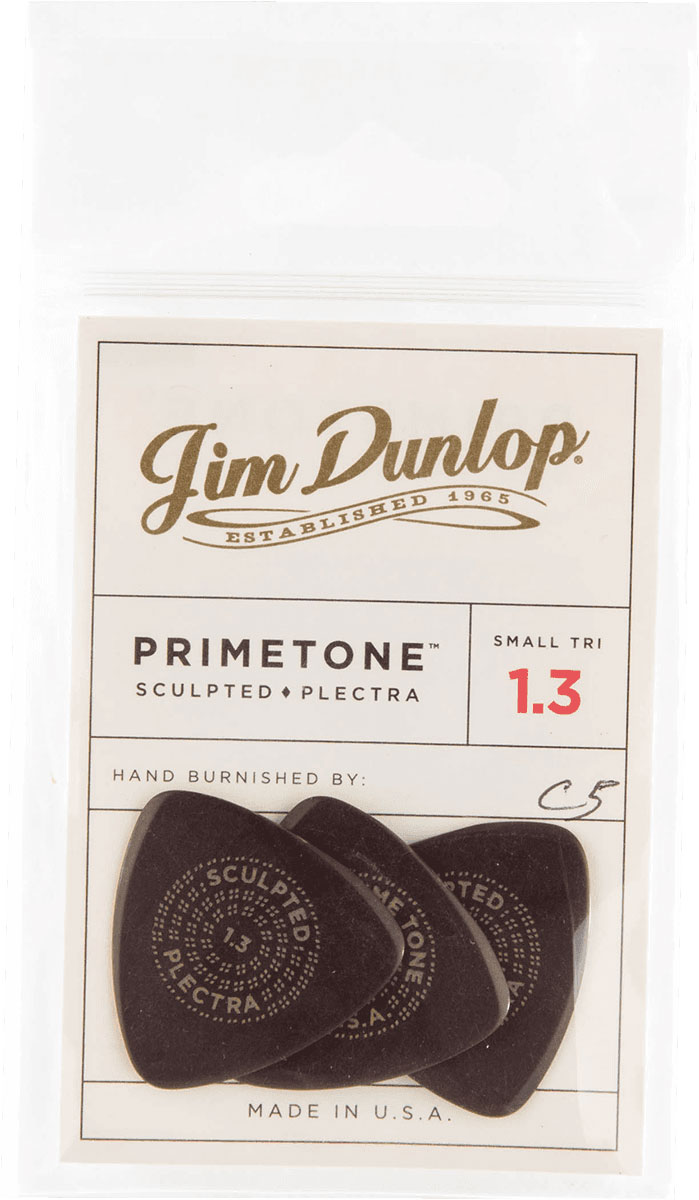 JIM DUNLOP Primetone Small Triangle 1,30mm par 3
