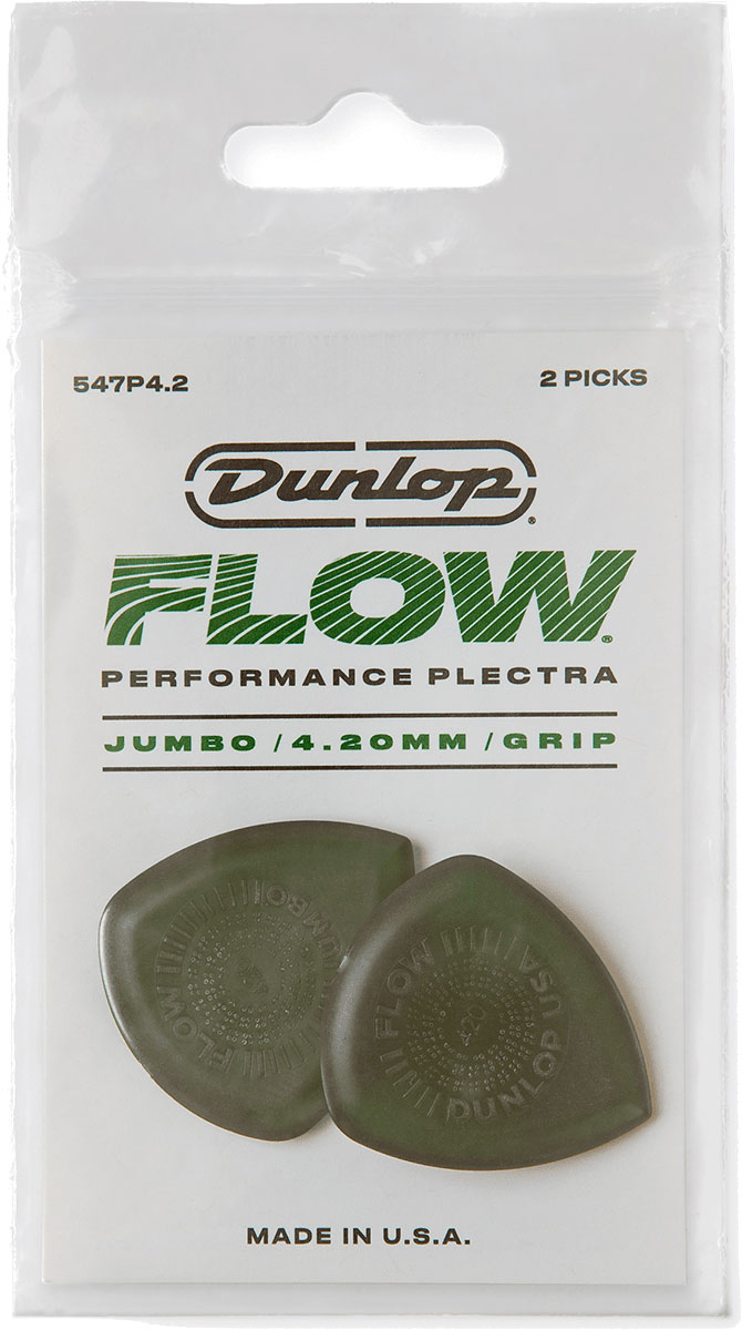 JIM DUNLOP Flow Jumbo Grip 4,2Mm Sachet De 2