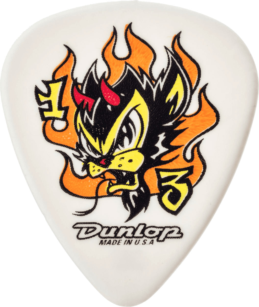 JIM DUNLOP BLACKLINE ORIGINAL ALAN FORBES, BAG OF 36, CAT, WHITE, 0.73 MM