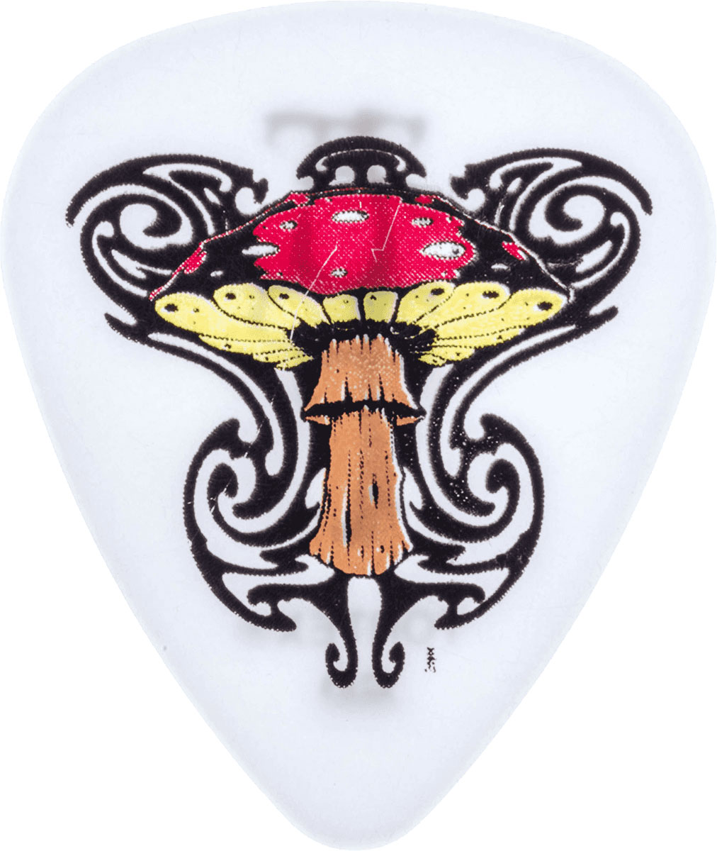 JIM DUNLOP BLACKLINE II ALAN FORBES, 36 PACK, SHROOM, WHITE 0.60 MM