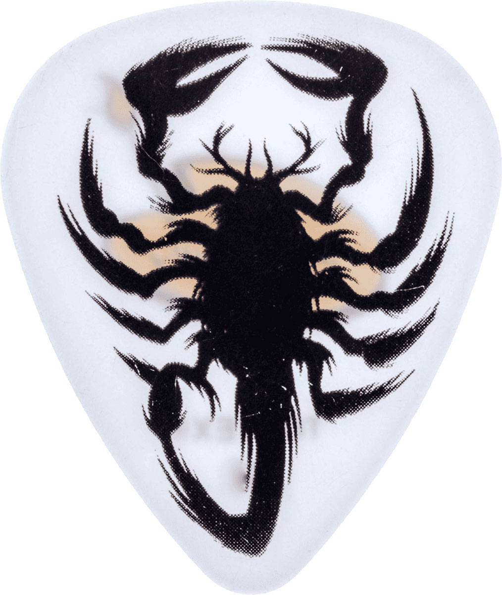 JIM DUNLOP DIRTY DONNY II, BAG OF 36, SCORPIO COBRA, WHITE 1.00 MM
