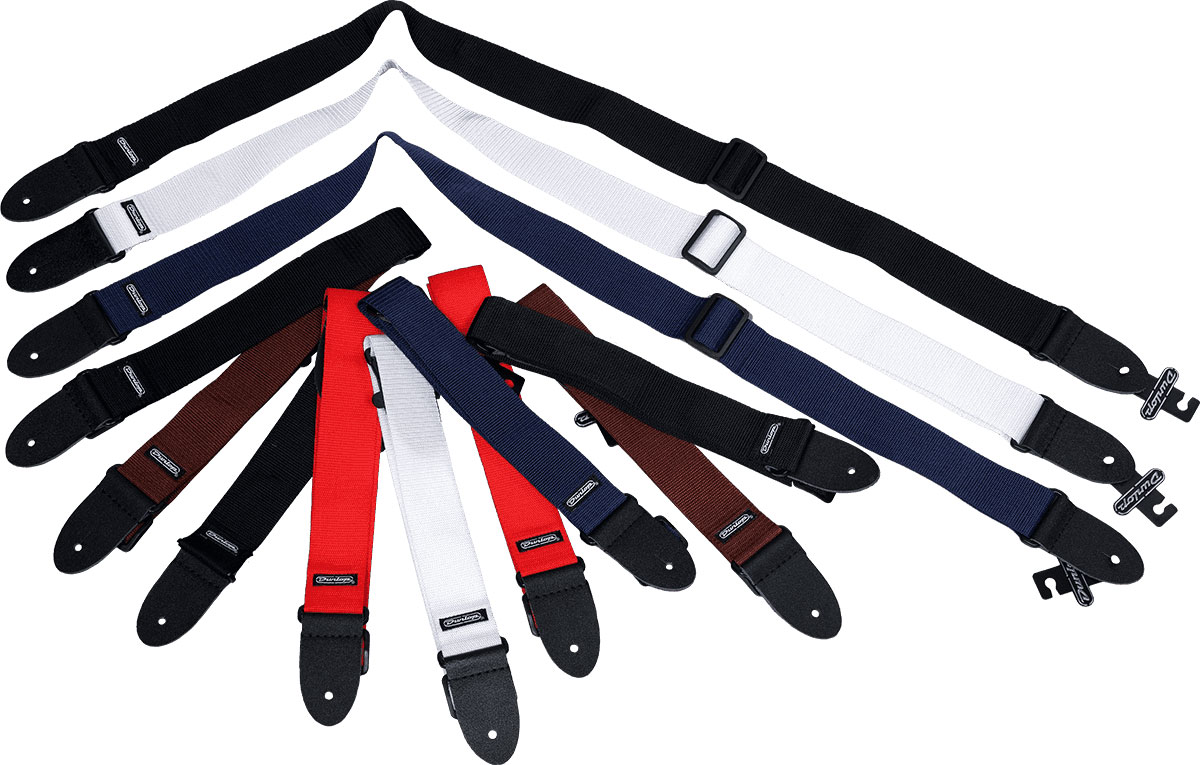 JIM DUNLOP POLY STRAP PACK OF 12 POLY STRAP