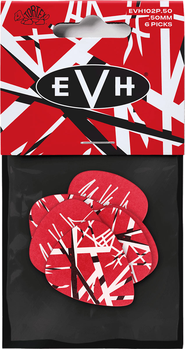 JIM DUNLOP Mediator Evh Frankenstein 0,50Mm, Sachet De 6