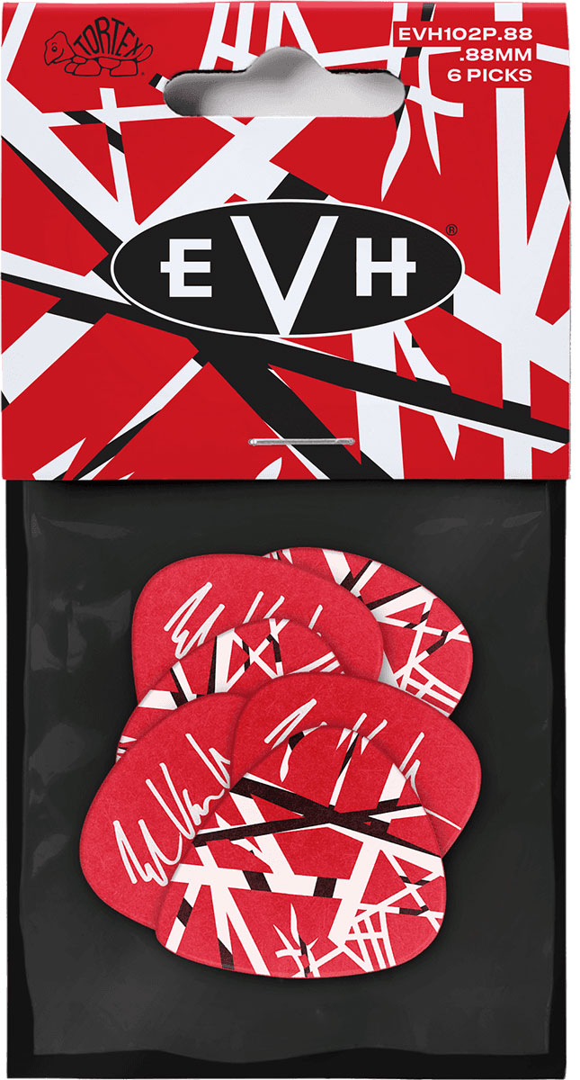 JIM DUNLOP MEDIATOR EVH FRANKENSTEIN 0,88MM, BAG OF 6