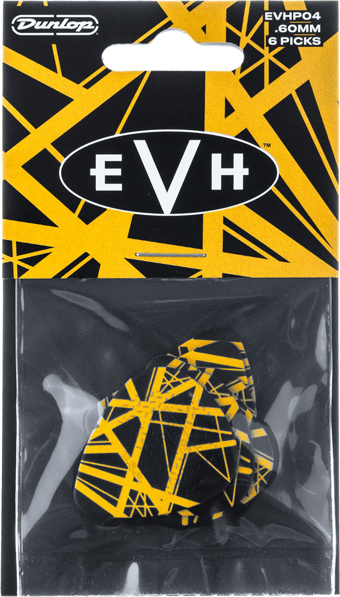 JIM DUNLOP EVH VHII, PLAYER'S PACK OF 6 MEDIATORS