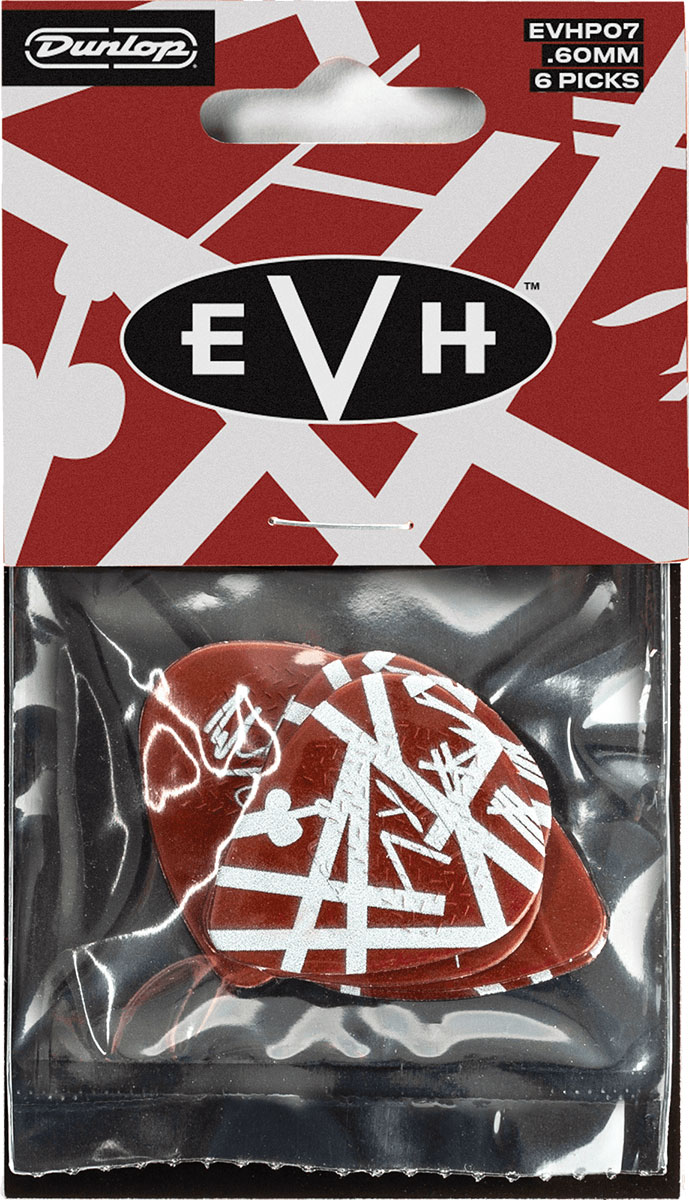 JIM DUNLOP EVH SHARK GUITAR MAX GRIP, BAG OF 24