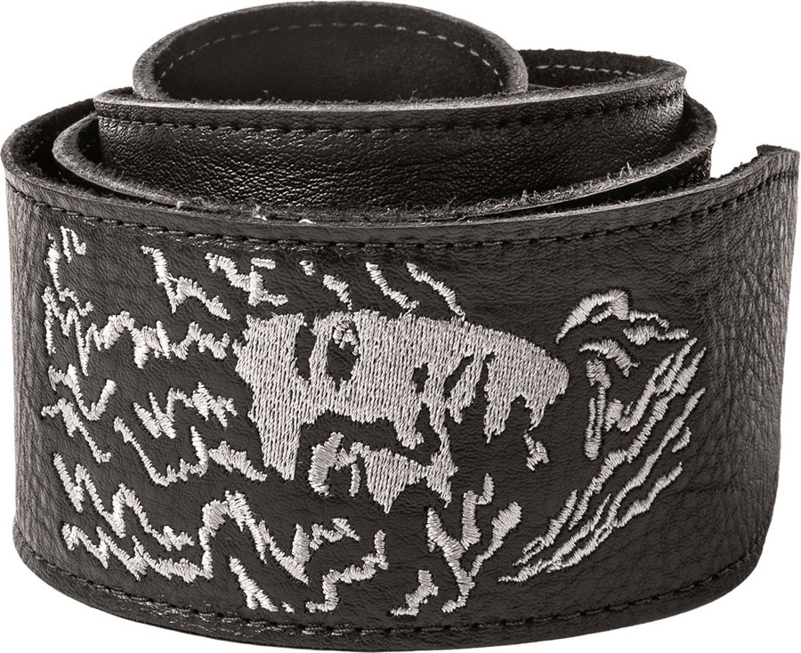 JIM DUNLOP SANGLE HENDRIX 68 SHRINE BMF CUIR