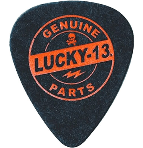 JIM DUNLOP LUCKY 13 SERIES II, BAG OF 36 #7 GENUINE PARTS, BLACK, 1.00 MM