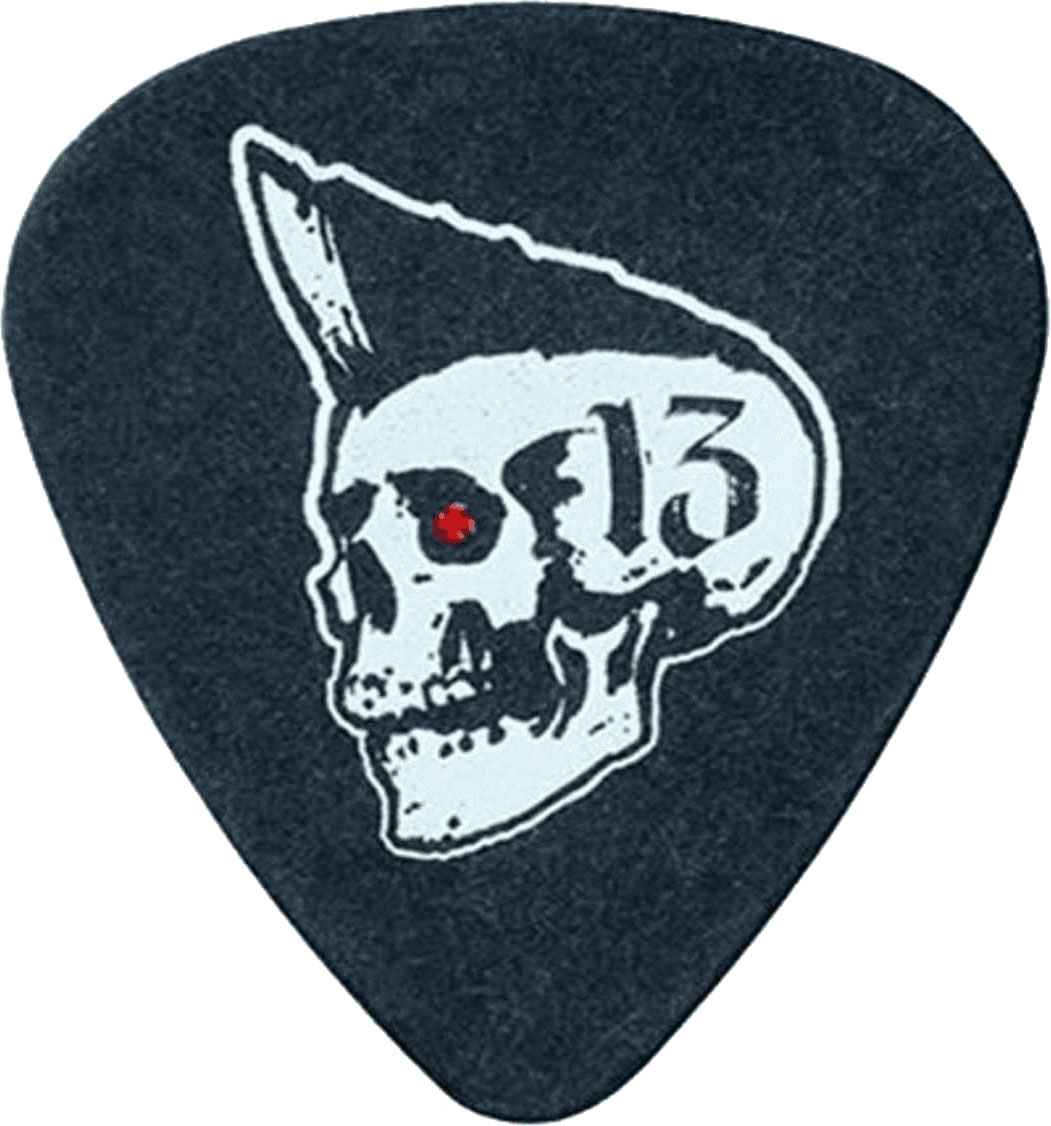 JIM DUNLOP LUCKY 13 SERIES II, BAG OF 36 #10 PSYCHOBILLY, BLACK, 0.60 MM
