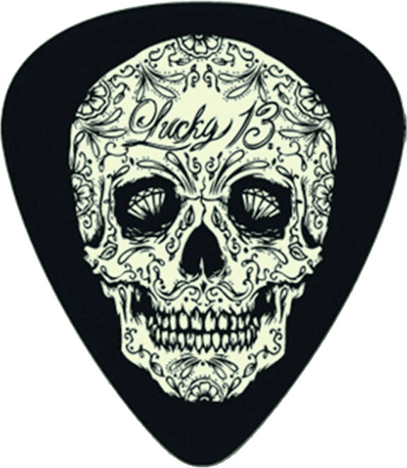 JIM DUNLOP LUCKY 13 SERIES III, BAG OF 36 #14 DEADWOOD, BLACK, 0.60 MM