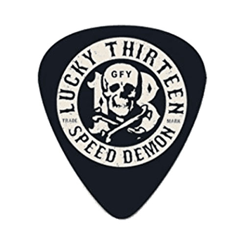 JIM DUNLOP LUCKY 13 SERIES III, BAG OF 36 #15 SPEED DEMON, BLACK, 1.00 MM