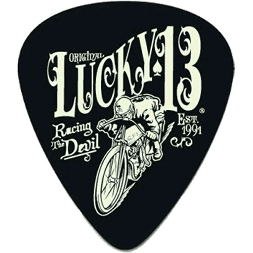 JIM DUNLOP Lucky 13 III, par 36 #18 Vintageed, Black, 0.60mm