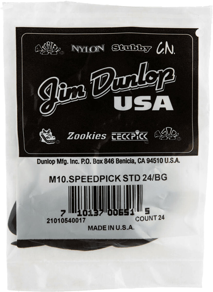 JIM DUNLOP Speedstandard, par 24, Black, Right Handed, Medium