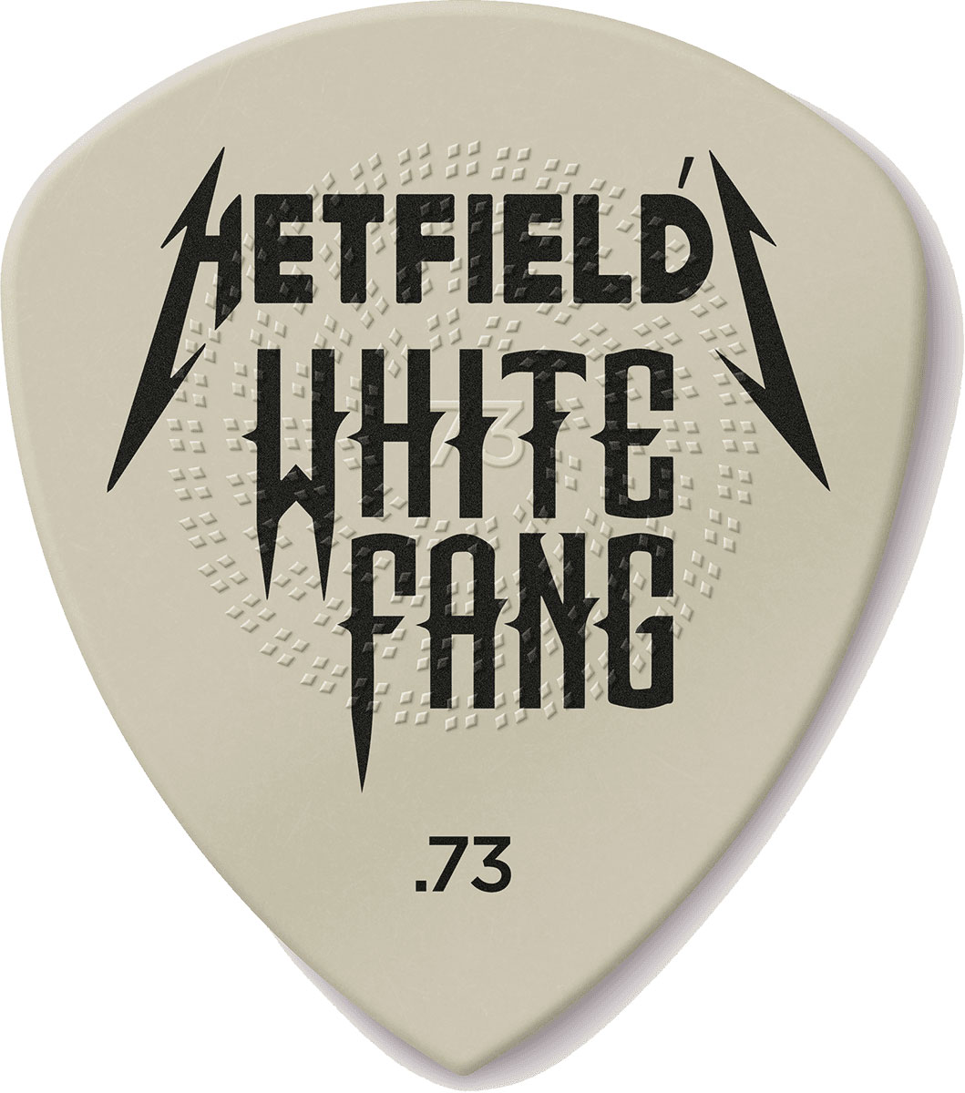 JIM DUNLOP WHITE FANG 0,73MM PICK 24 PCS.