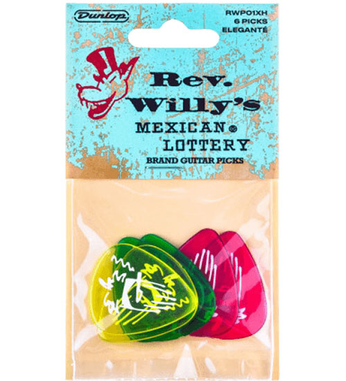 JIM DUNLOP Reverend Willy X-heavy Bote de 6