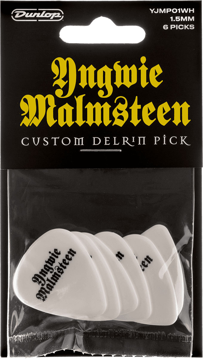 JIM DUNLOP Mediator Sign. Yngwie Malmsteen Delrin 1,5mm par 6