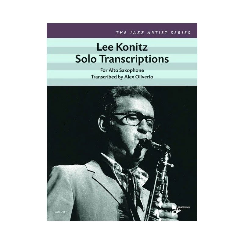 ADVANCE MUSIC Konitz Lee - Solo Transcriptions - Sax Alto