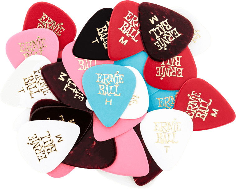 Ernie Ball Mediators Standard Panache Taille Et Couleur