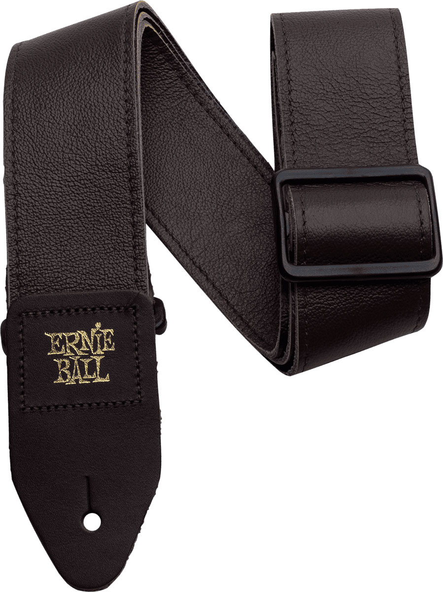ERNIE BALL Sangle Marron Cuir Italien