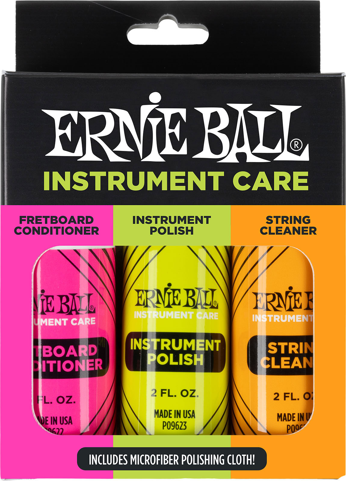 ERNIE BALL PACK GUITAR CARE KIT + CLOTH