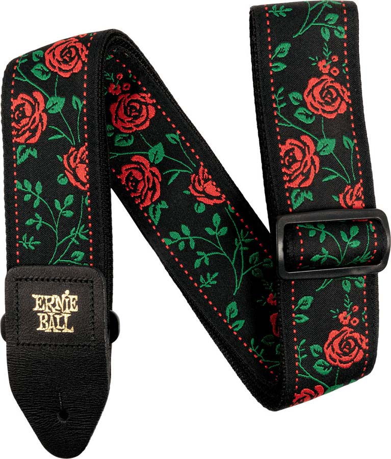 ERNIE BALL SPANISH ROSE JACQUARD WEBBING