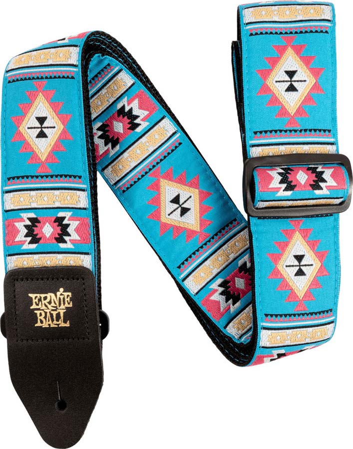 ERNIE BALL SEDONA BLUE JACQUARD WEBBING