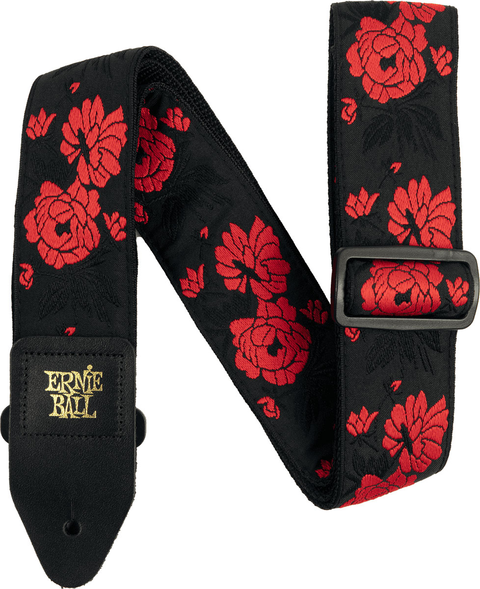 ERNIE BALL JACQUARD WEBBING TANGO PINK