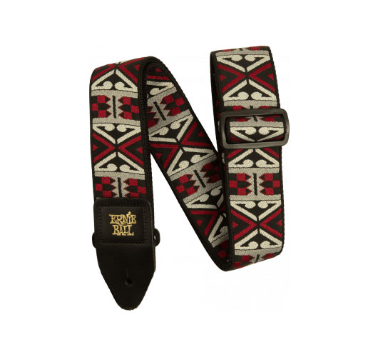 ERNIE BALL SANGLE JACQUARD PRIMAL RED