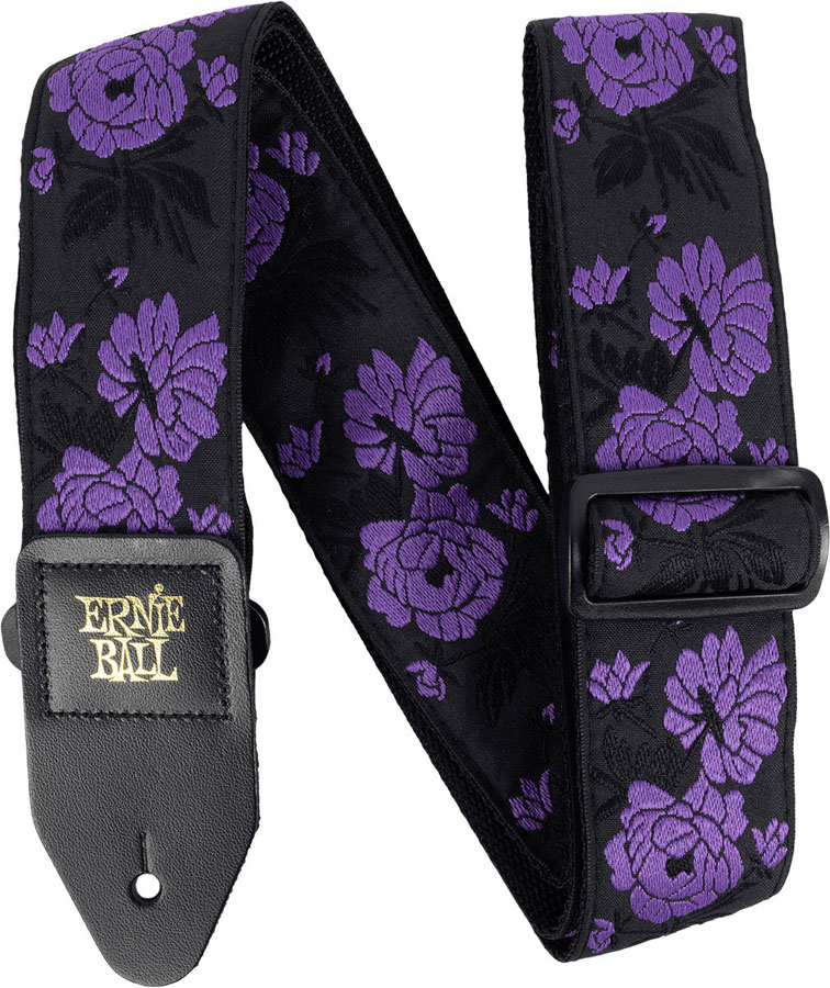 ERNIE BALL LAVENDER ROSE JACQUARD STRAP