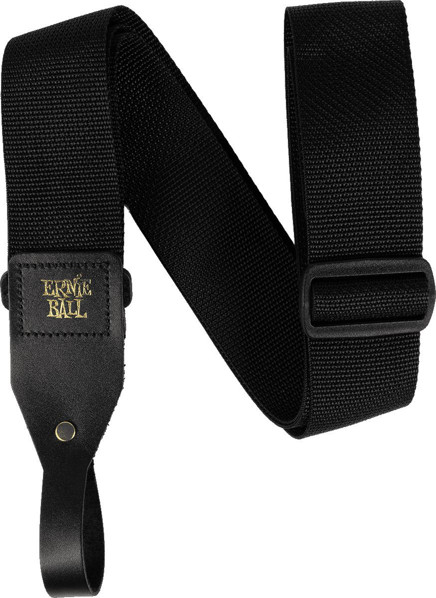 ERNIE BALL BLACK PP STRAP FOR ACOUSTIC GUITAR