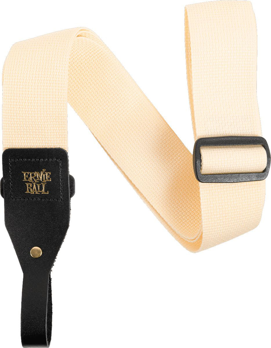 ERNIE BALL CREAM PP STRAP FOR ACOUSTIC GUITAR