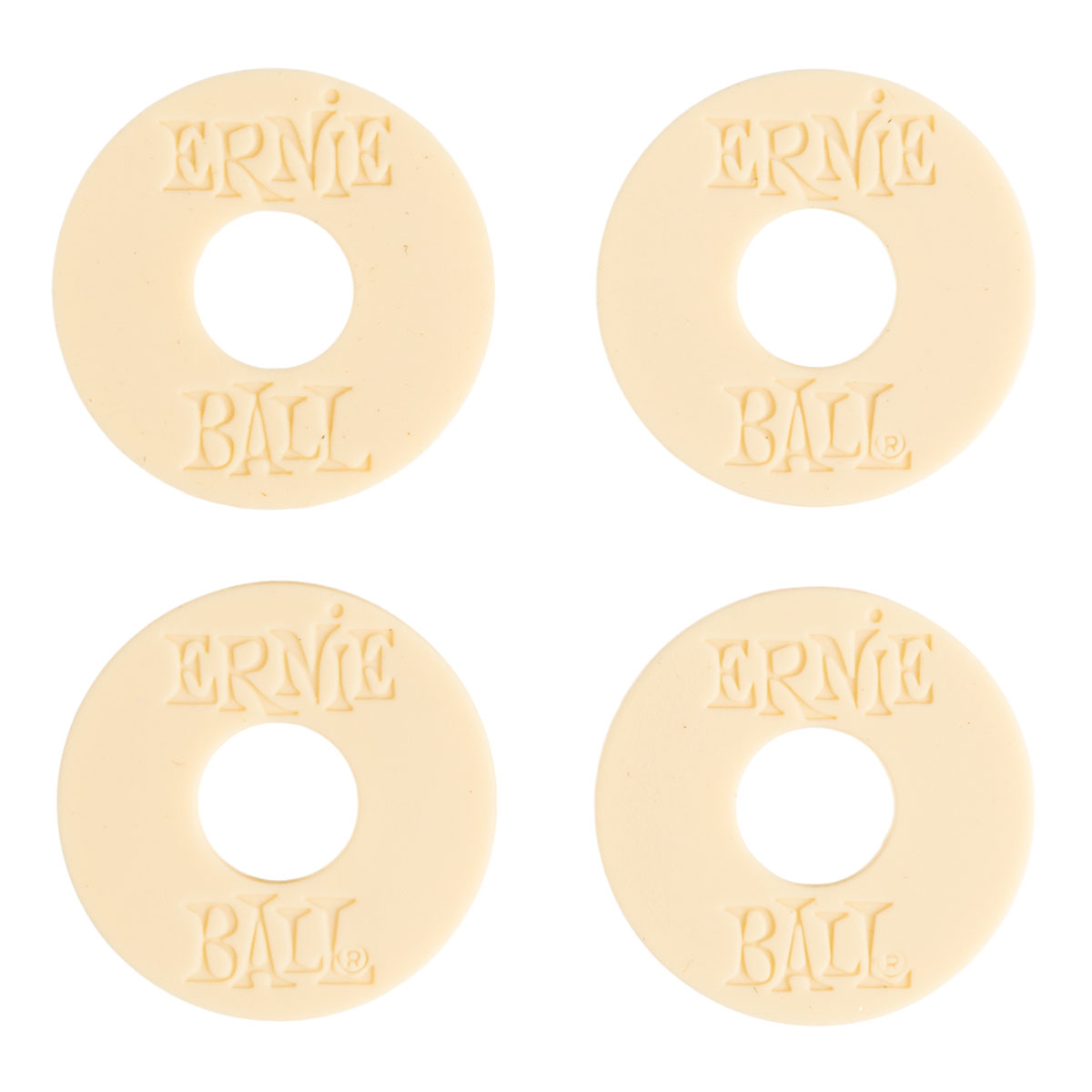 ERNIE BALL Strap Blocks Crème Pack de 4