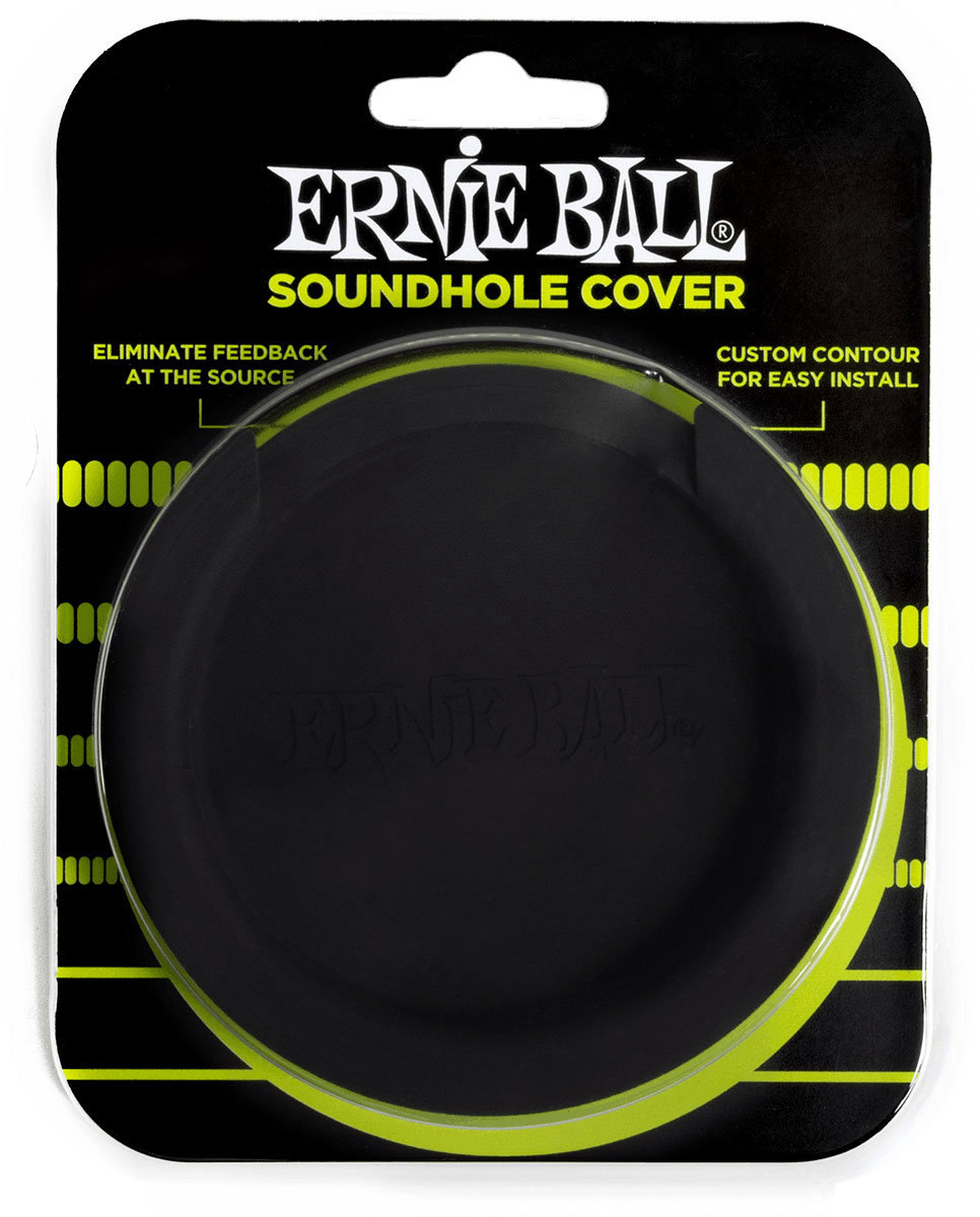 ERNIE BALL Black soundhole cover