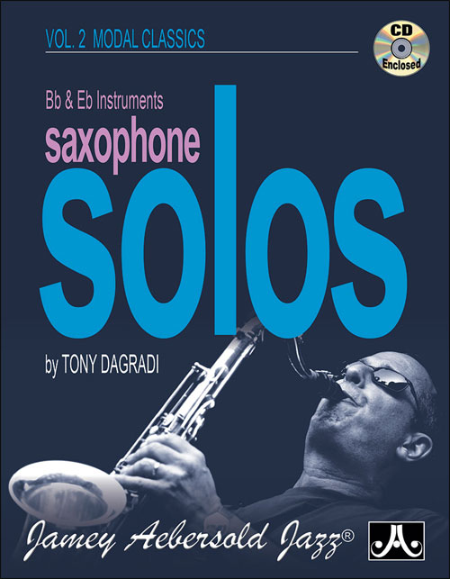 AEBERSOLD DAGRADI TONY - SAXOPHONE SOLOS VOL.2 MODAL CLASSICS + CD - Eb & Bb INSTRUMENTS