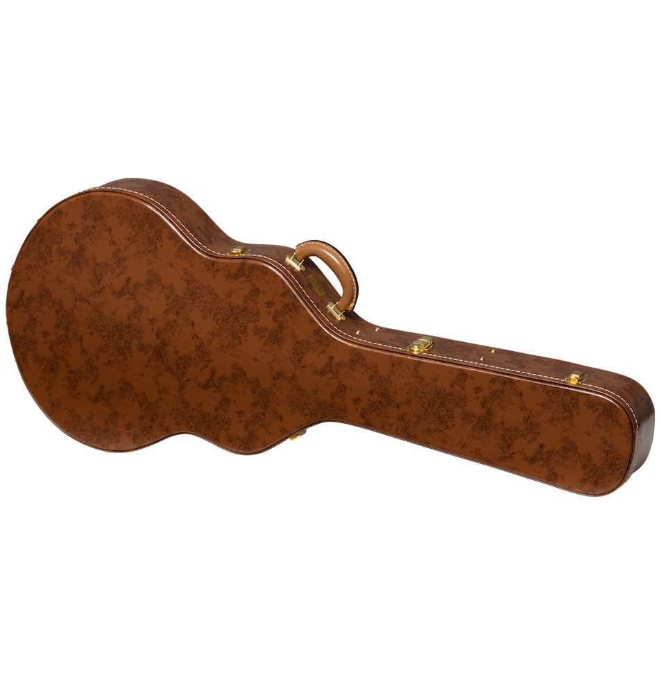 GIBSON ACCESSORIES ES-335 Lifton Historic Brown/Pink Hardshell Case