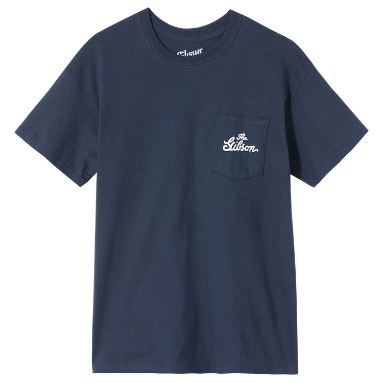 GIBSON ACCESSORIES Premium Instruments Tee Navy L