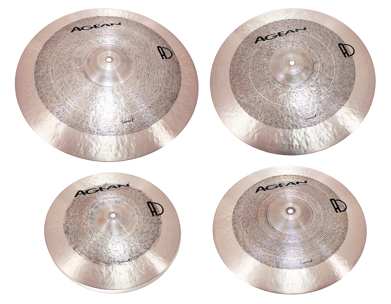 AGEAN 4X CYMBAL SET 14-16-18-20 SAMET - B20 BRONZE