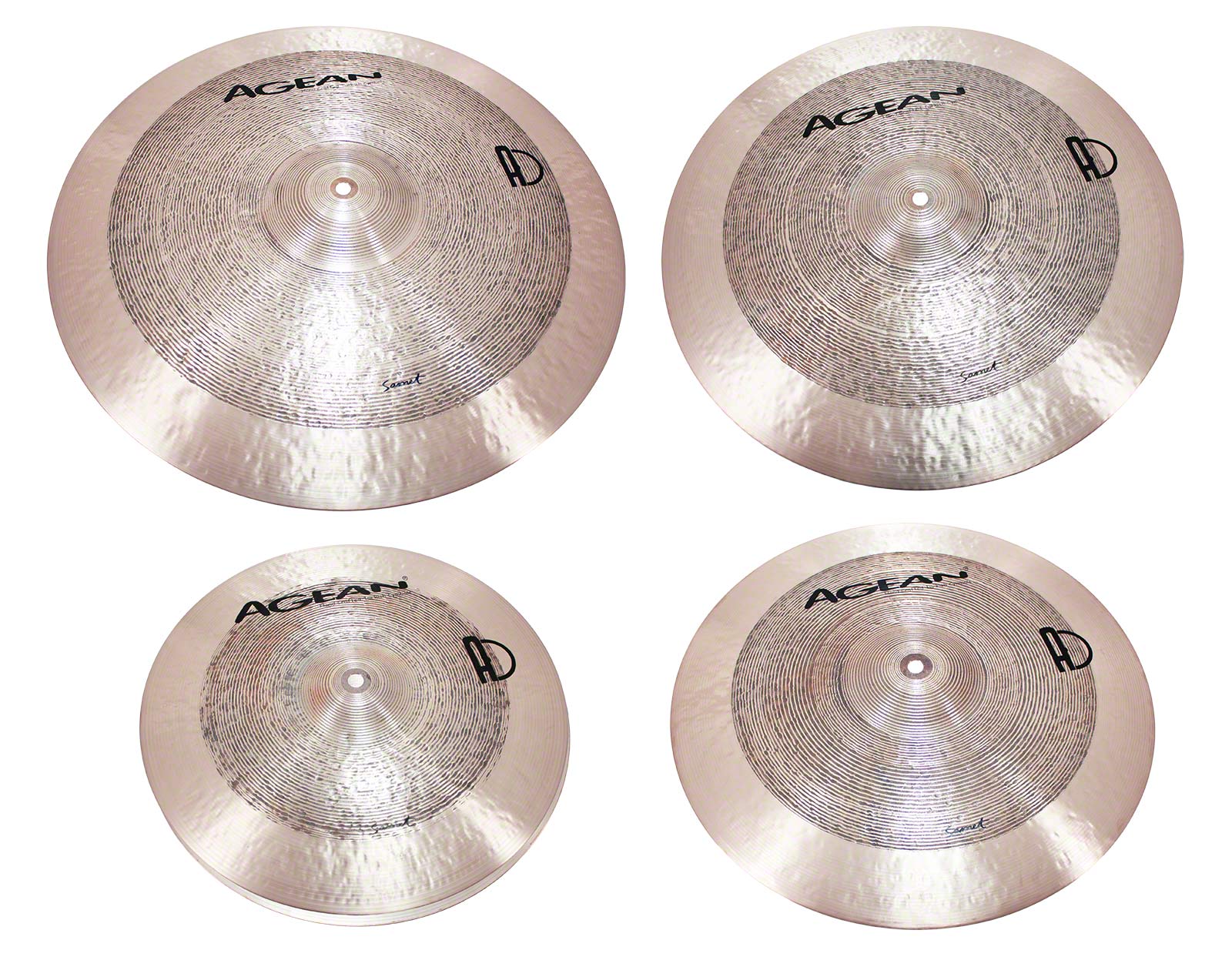 AGEAN SET 4 CYMBALES SAMET 14-16-18-20 - BRONZE B20