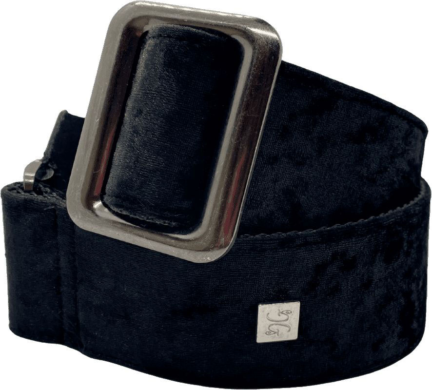 GET'M GET'M CRUSHED VELVET BLACK