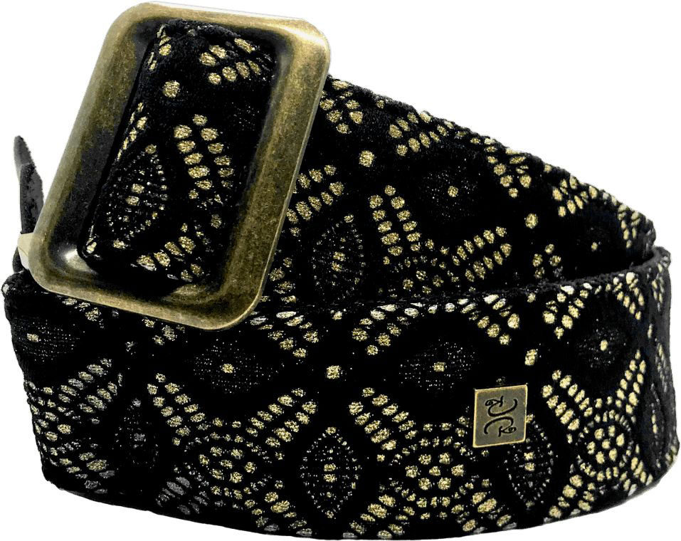 GET'M GET'M ROCK'N'ROLL BLACK & GOLD BROCADE