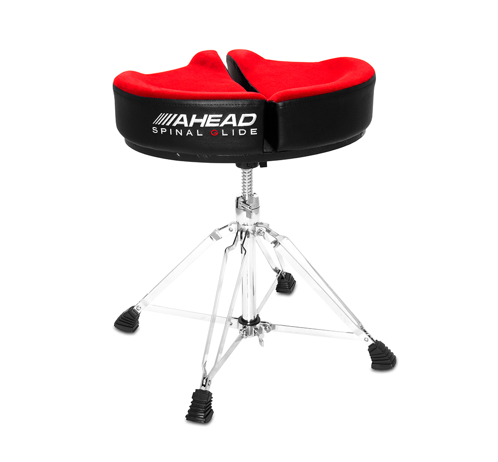 AHEAD SPG-R-4 DRUM THRONE SPINAL-G RED - 4 LEG BASE
