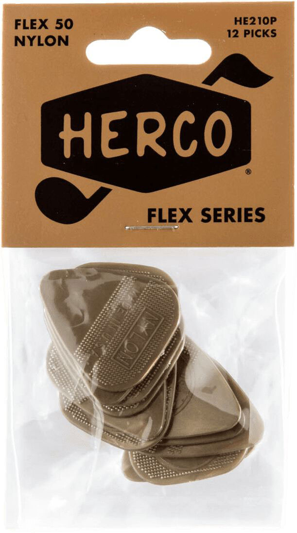 HERCO BAG OF 12 MEDIUM NYLON PICKS
