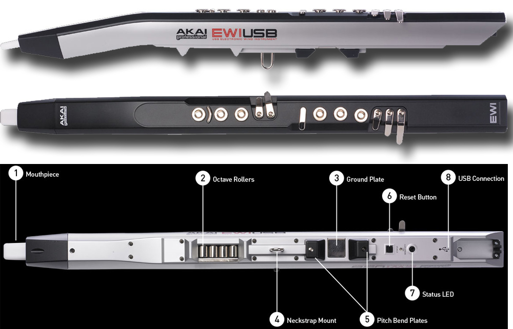 Akai Ewi Usb Controleur A Vent Usb Woodbrass Com